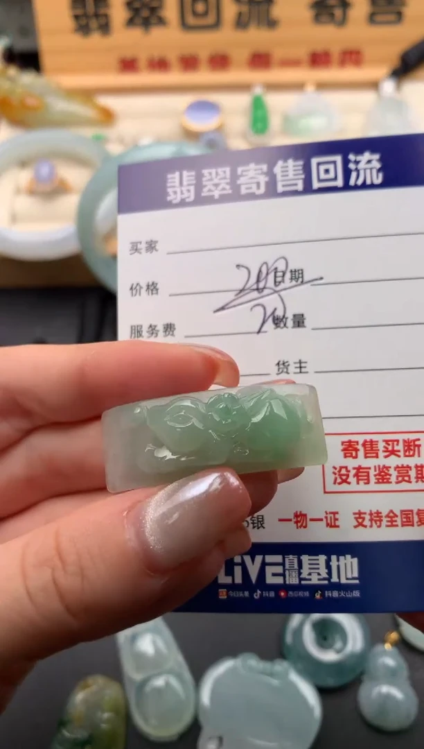 翡翠未镶嵌颈饰10141277