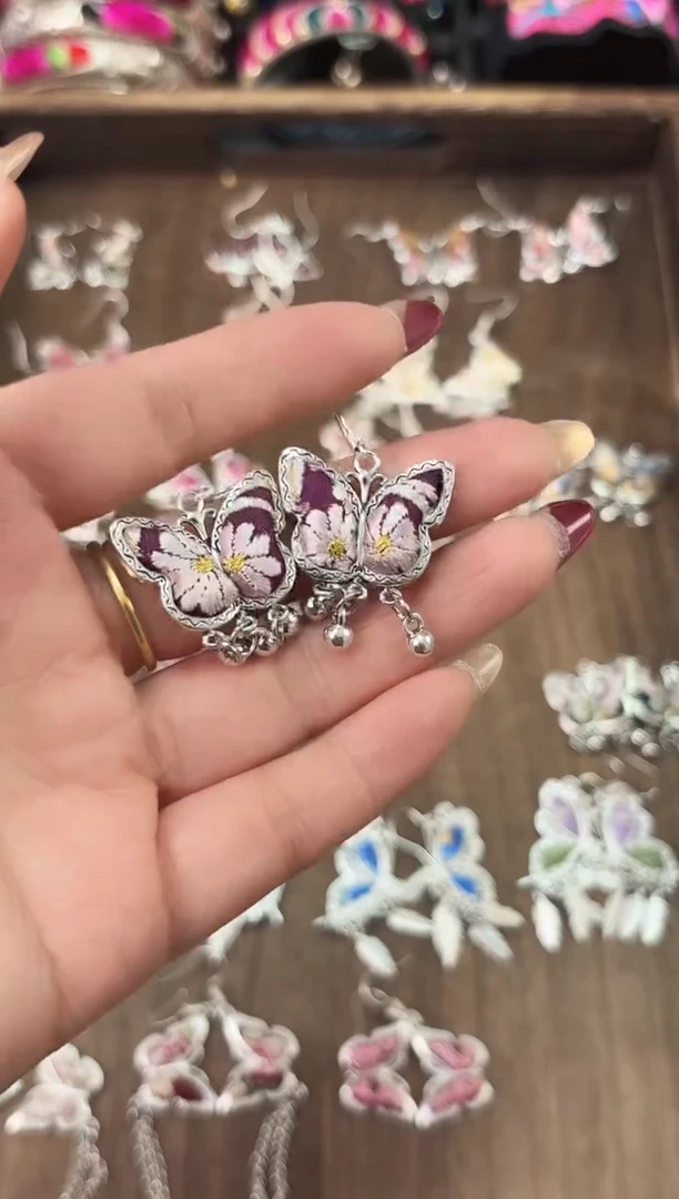 织绣艺枝独绣手工饰品144
