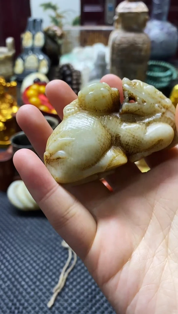 未镶嵌和田玉挂件麒麟