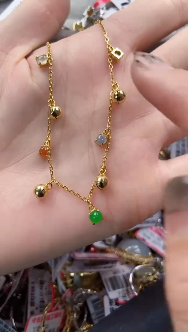 银S925镶嵌戒指翡翠8888----7