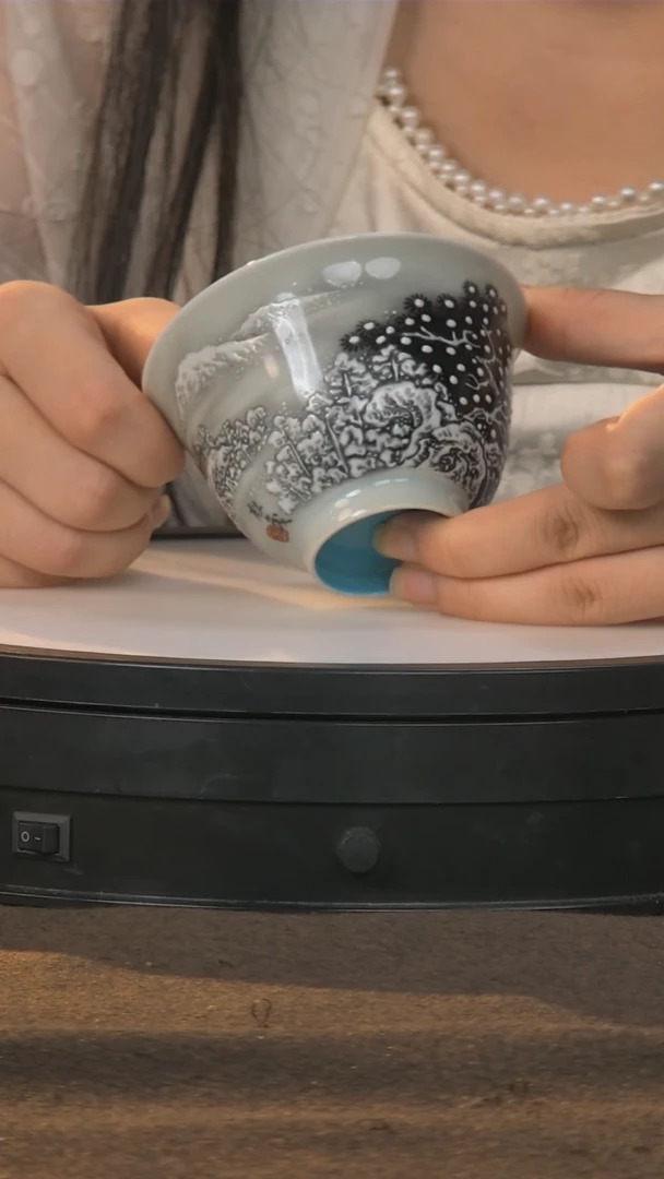 瓷片景德镇陶瓷  摆件d080