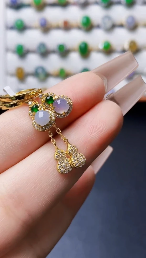 银S925镶嵌戒指翡翠1152