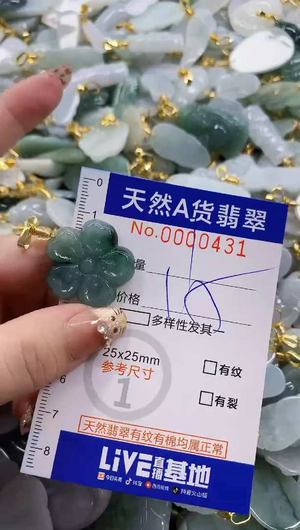 颈饰未镶嵌翡翠天然A货翡翠