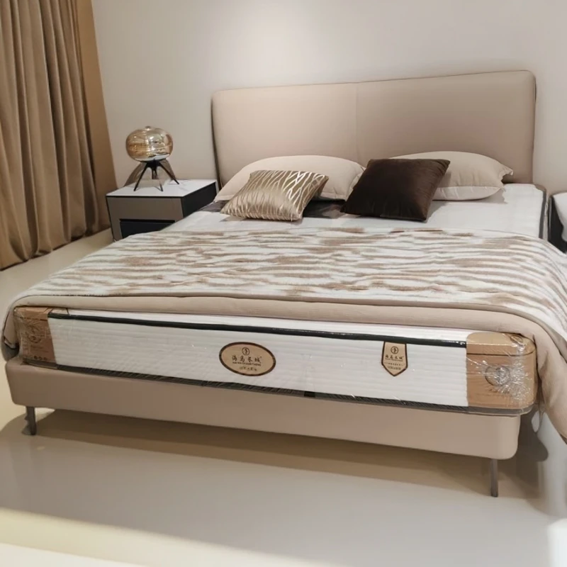 意式极简豆腐块床