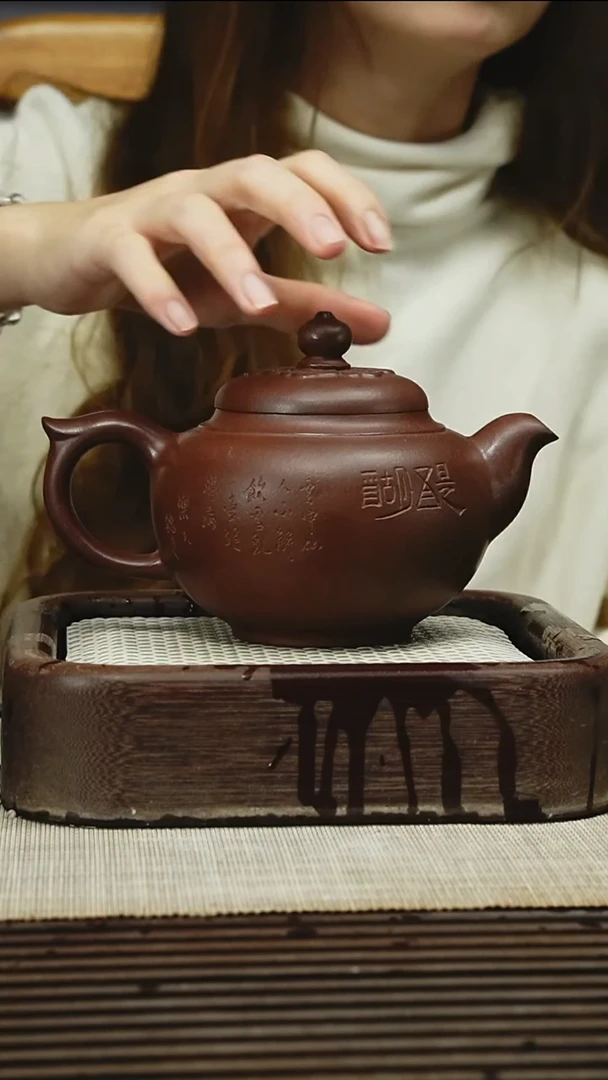茶壶紫砂500CC