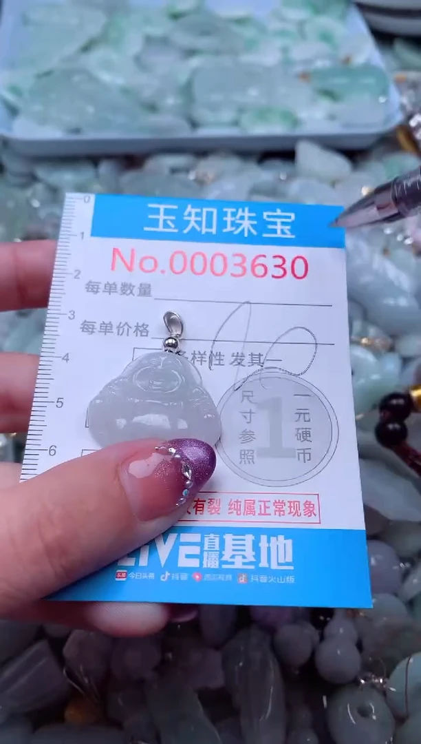 翡翠未镶嵌吊坠(不含链)3630