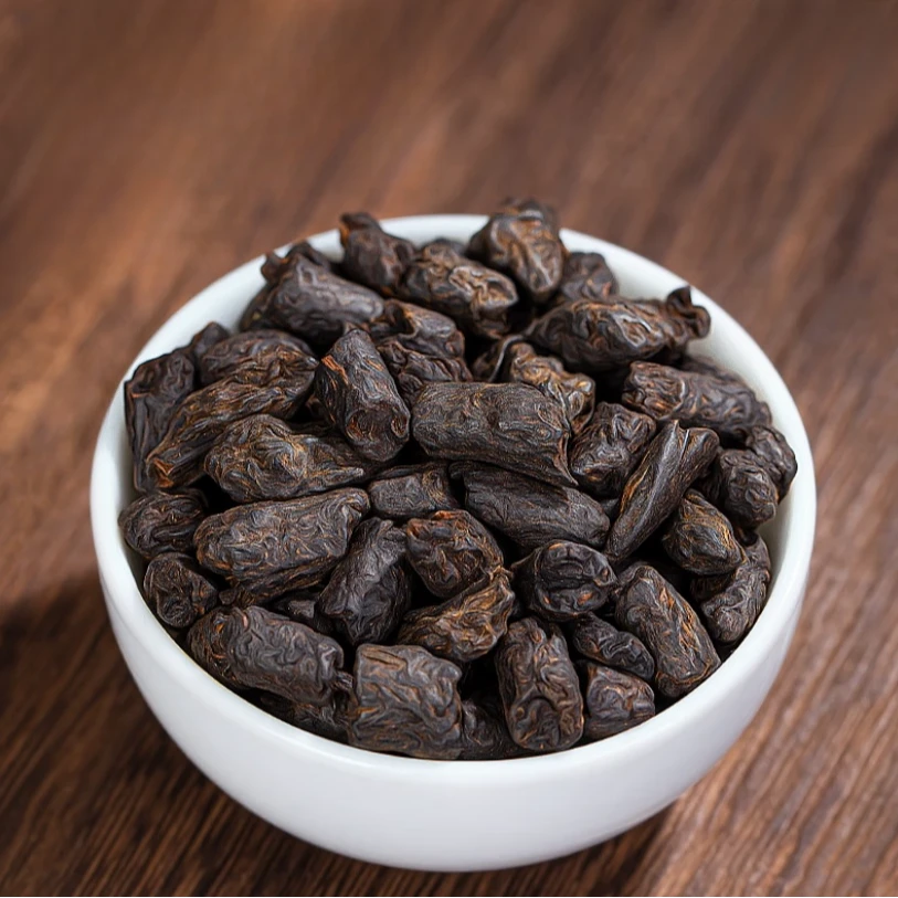 碎银子2A普洱茶耐泡型茶化石熟普糯米香500g罐装陈香熟茶口粮茶