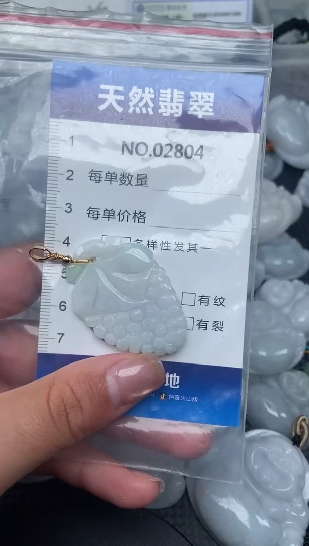 颈饰未镶嵌翡翠纯天然A货翡翠2804