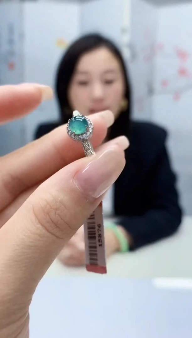 翡翠未镶嵌颈饰4852lr-JJ挂件1