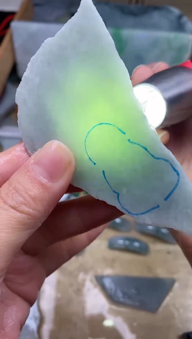 裸石翡翠缅甸翡翠A货496