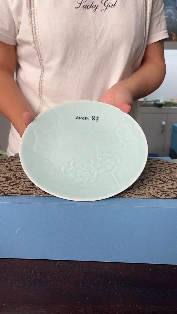 龙泉云间青瓷小米茶器