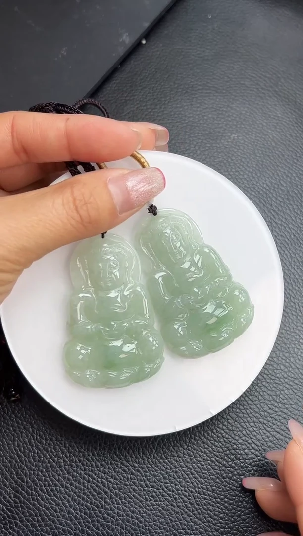 【闪购商品】翡翠颈饰未镶嵌K613-607 观音多样性发一