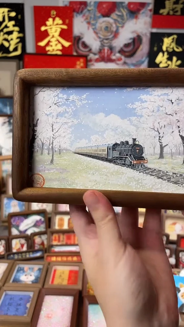 国画纯手绘书法绘画作品