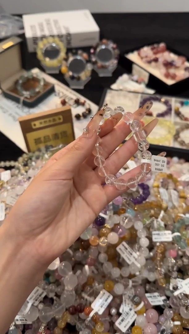合金手链水晶白阿赛x3083