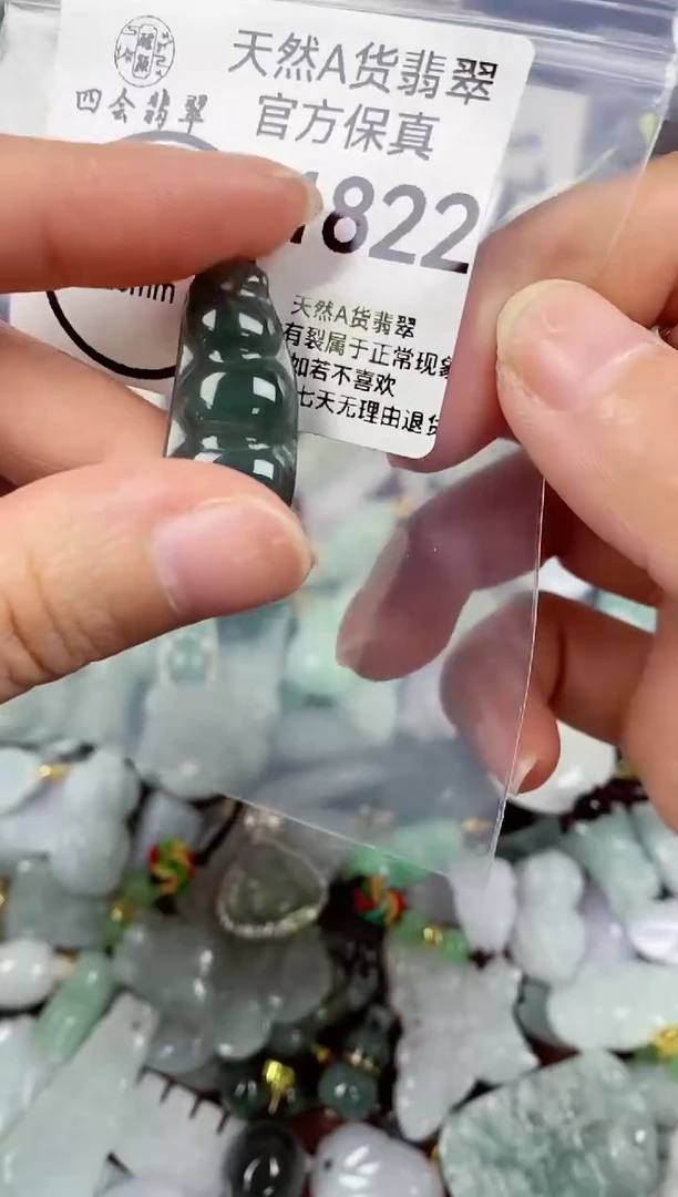 【闪购商品】翡翠颈饰未镶嵌天然A货翡翠1822