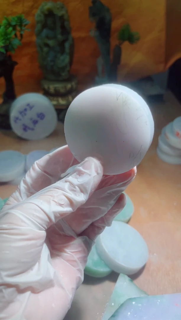未镶嵌挂件翡翠A货砚曹353