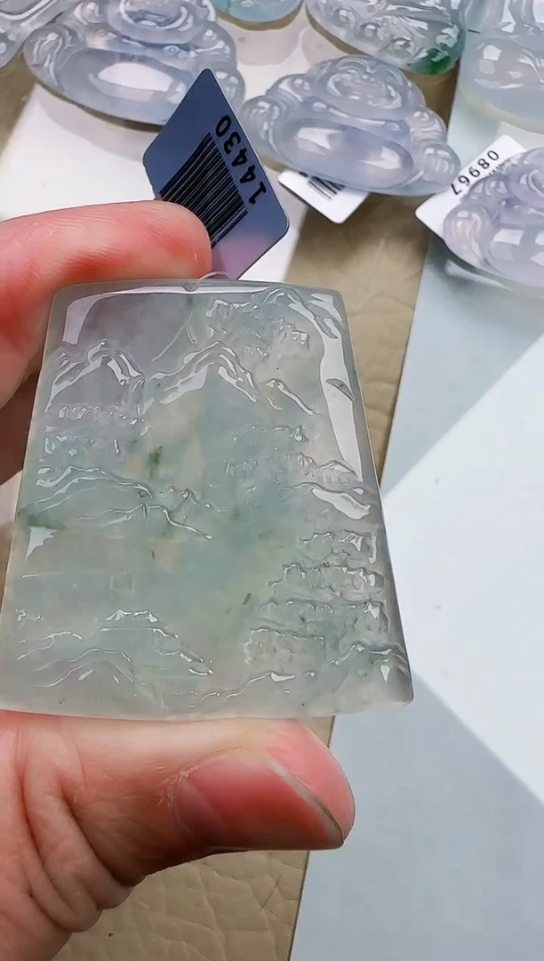 颈饰未镶嵌翡翠缅甸翡翠a货