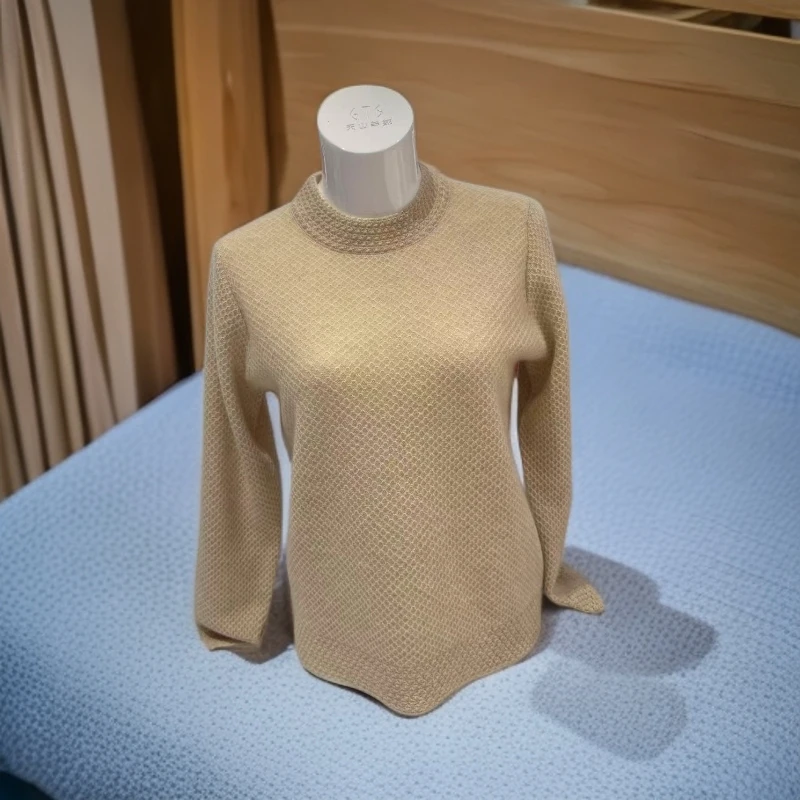 【羊绒】天山羊绒圆领长袖女套衫(442T)