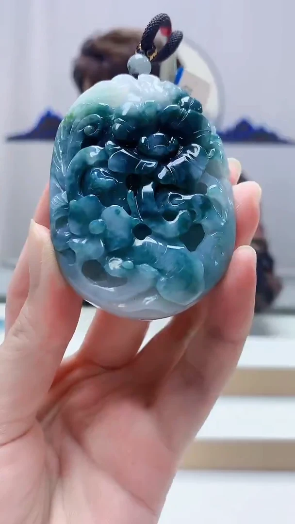 未镶嵌定制翡翠5159zm-毛货挂件31