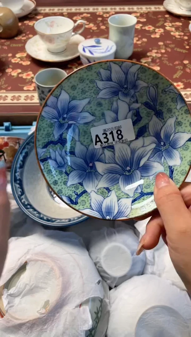 瓷片美*哒瓷器瓷器A318