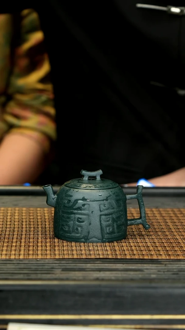 【闪购商品】紫砂茶壶TZP53天星绿 秦钟
