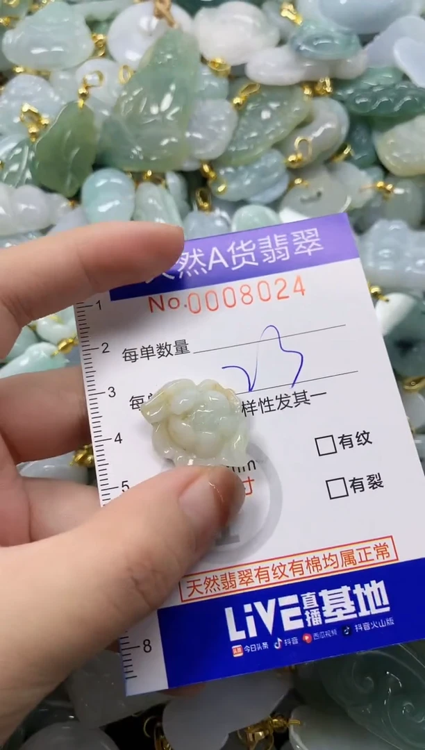 颈饰未镶嵌翡翠天然A货翡翠