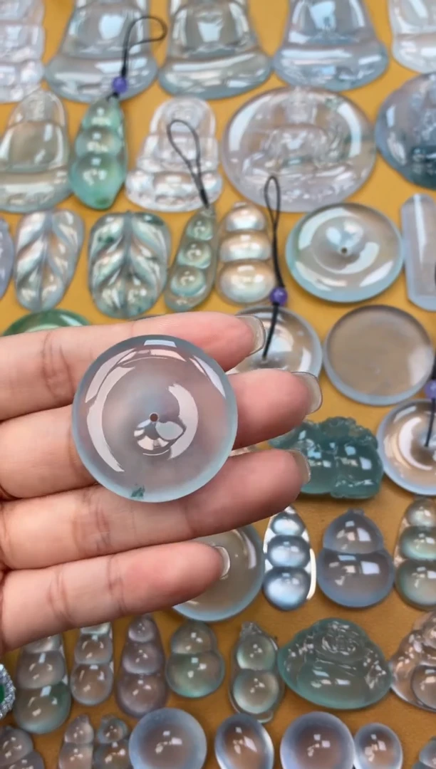 吊坠(不含链)未镶嵌翡翠平安扣 32.5 6.4