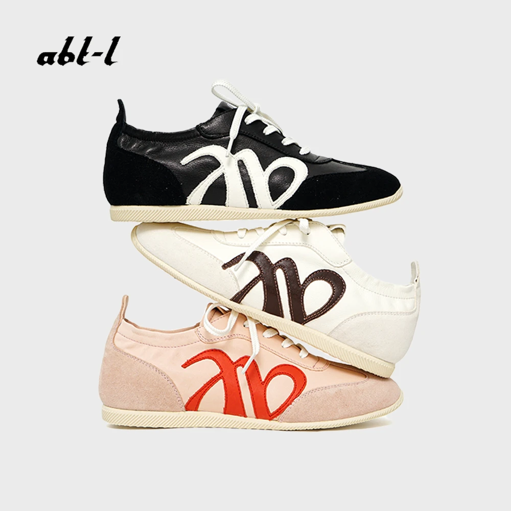 ABT-L【璇璇专属】【圆舞曲】牛皮德训鞋平底运动休闲鞋