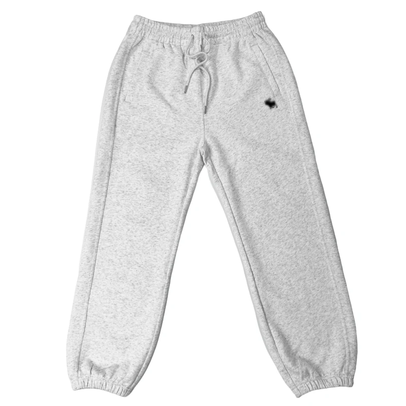 【直筒不加绒】初春新款加厚针织直筒束脚卫裤 高腰百搭休闲运动裤