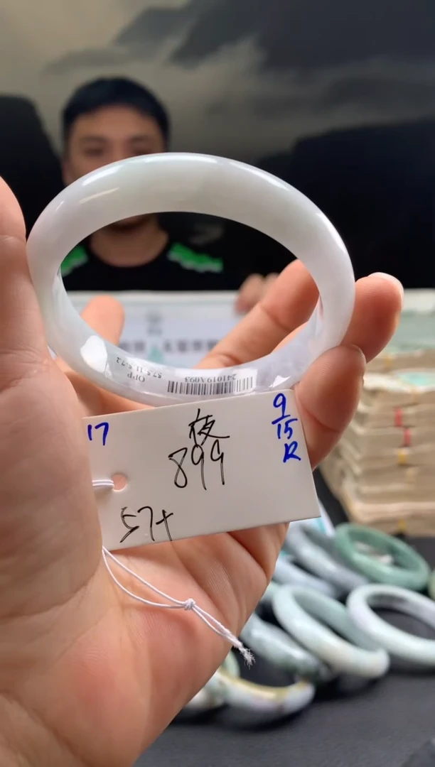 未镶嵌手镯翡翠夜*曦翡翠手镯 下单联系小耳机#17
