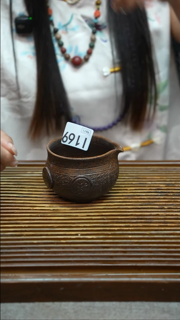 万古烧粗陶手工茶具