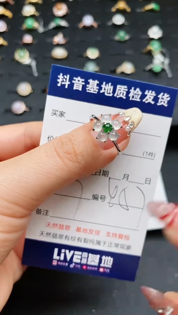 【闪购商品】翡翠戒指银S925镶嵌..........