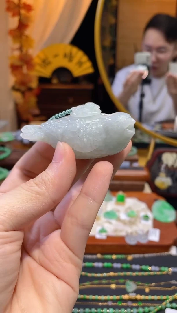 颈饰未镶嵌翡翠假一赔三