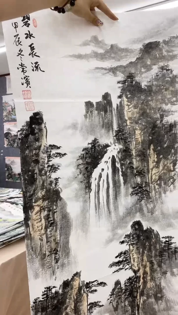 国画梦*沈常滨 省美协 三尺整张100*50cm