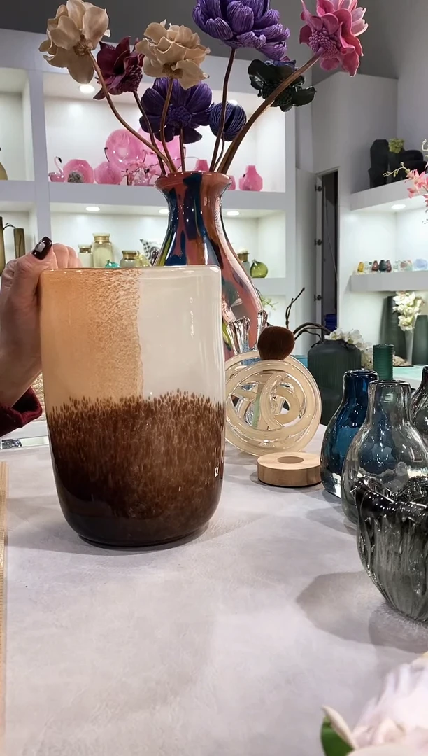 靖*学慕忆家手作琉璃花瓶