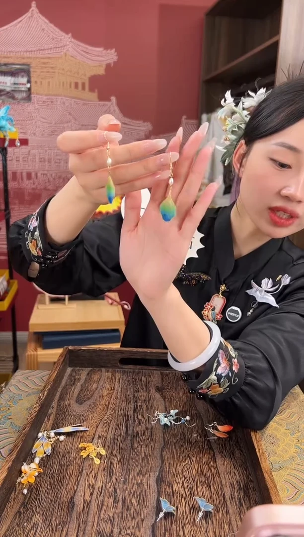 【闪购商品】刺绣苏绣世家非遗手工（耳环）