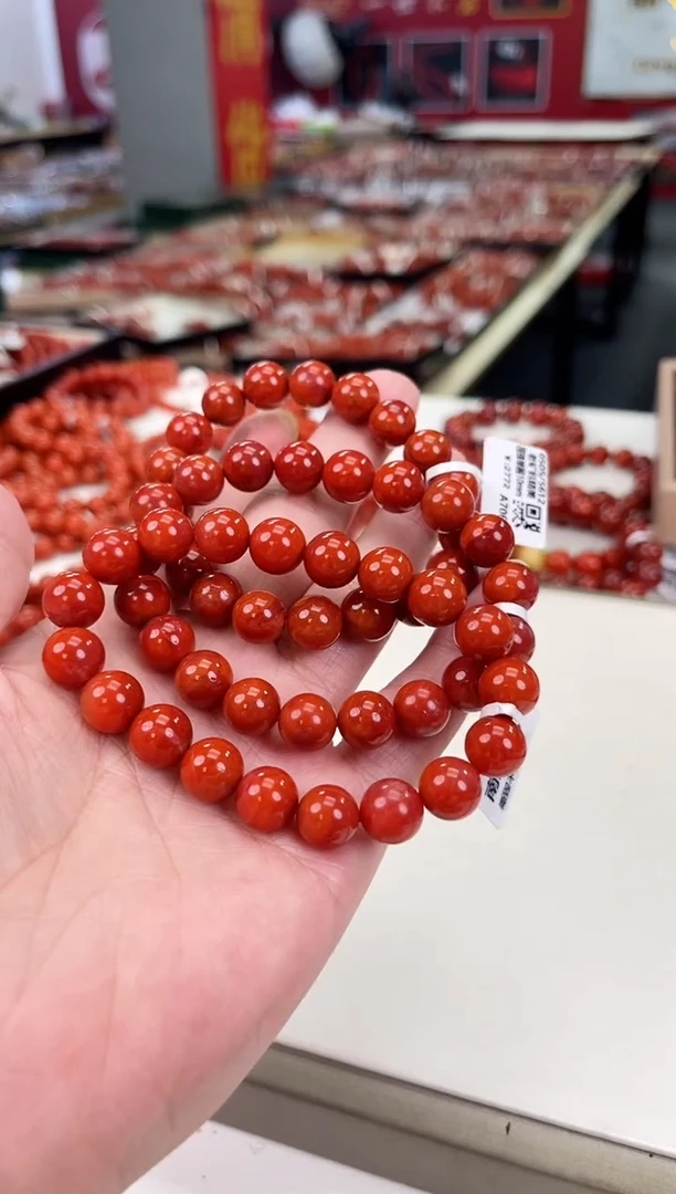 南红玛瑙瓦西手串10+未镶嵌（多样式发其一）