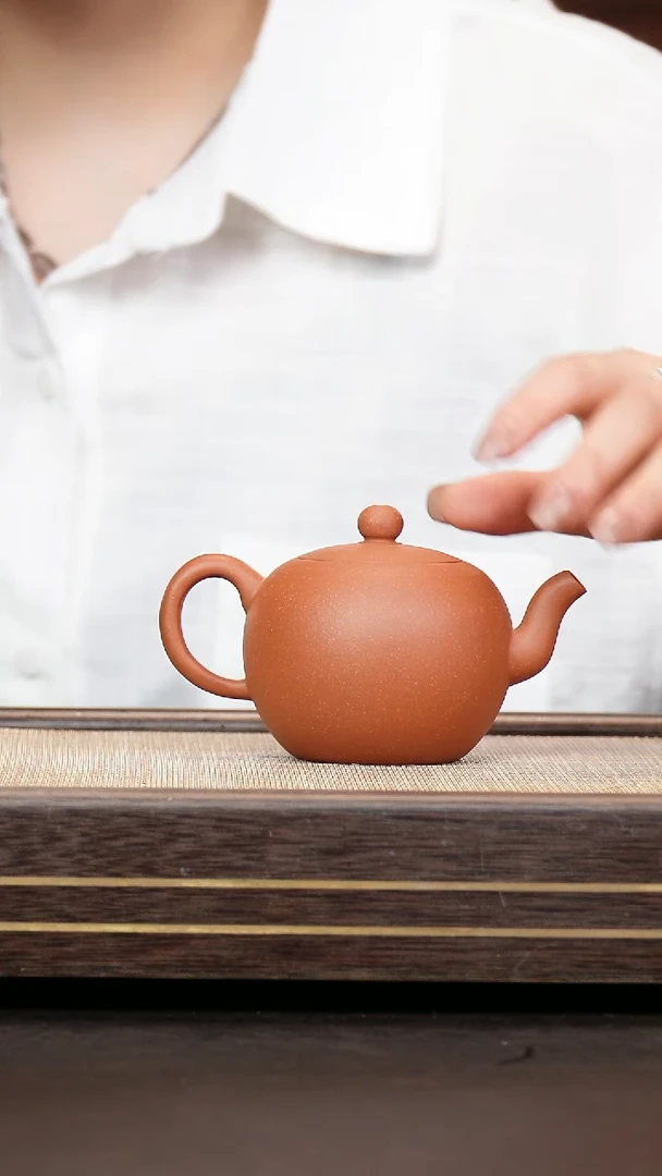 茶壶紫砂红泥   一粒珠  福利  全手工