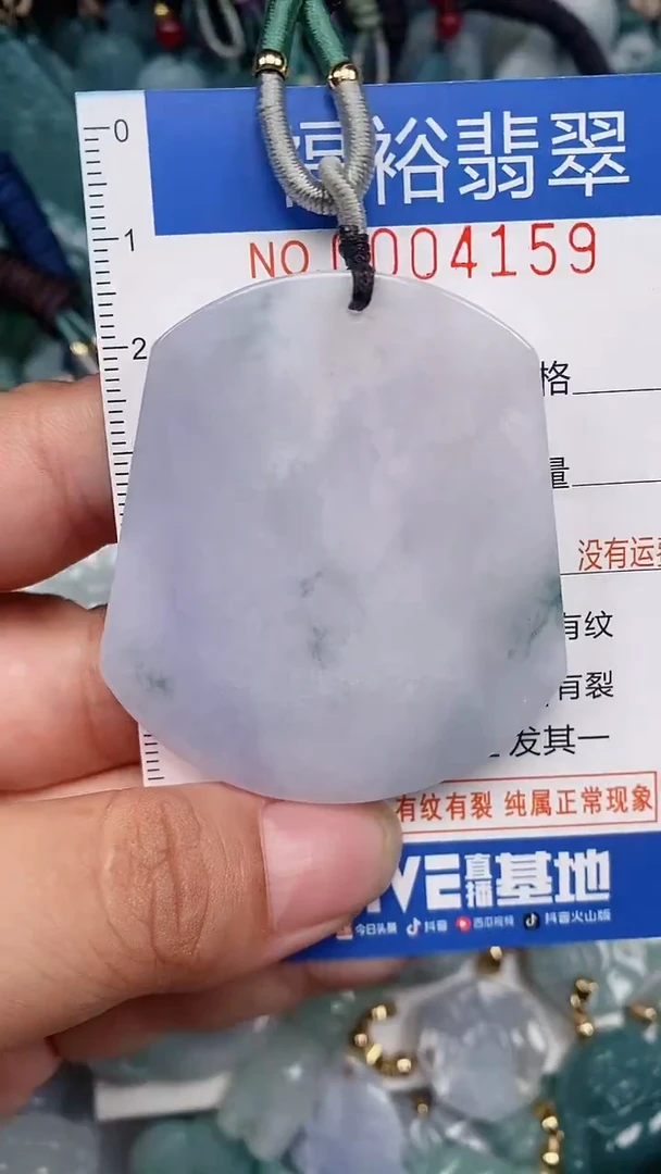 翡翠未镶嵌颈饰...0004159