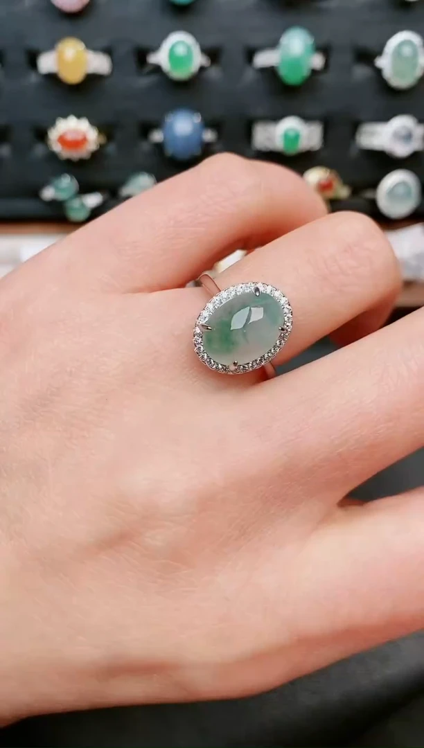 【闪购商品】翡翠戒指银S925镶嵌.....