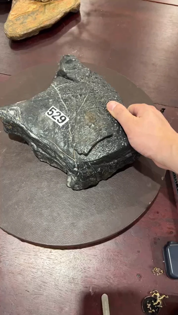 圣*意境典雅砚台烟缸香炉摆件