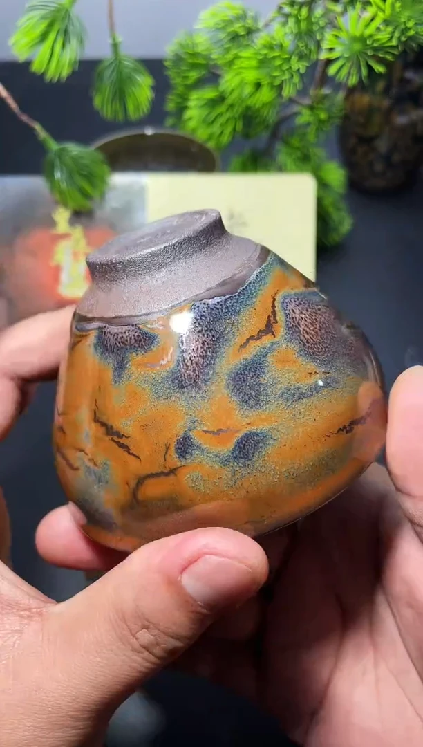 茶盏138  叶紫建盏