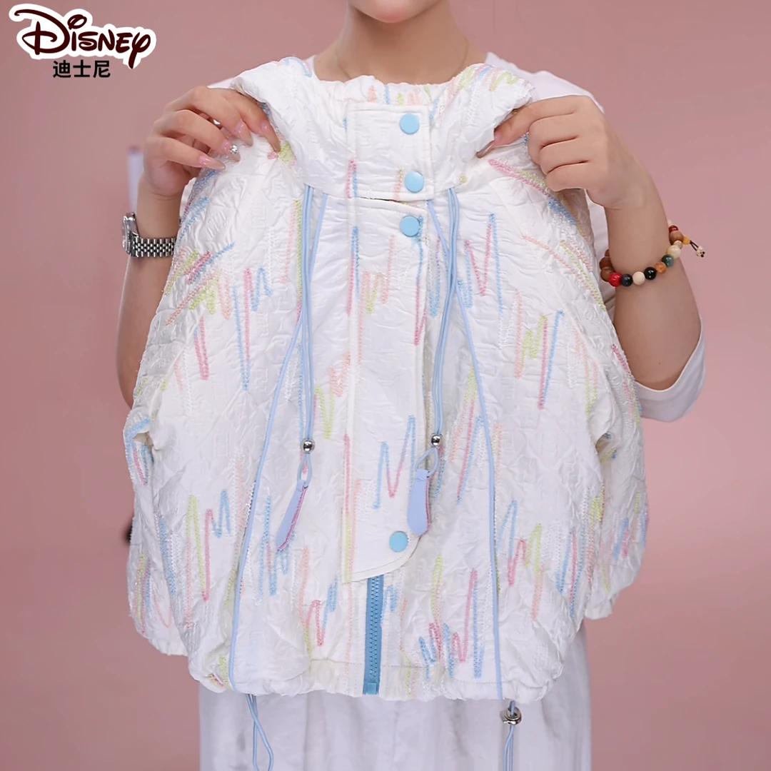 Disney/迪士尼2025新款秋装儿童韩版洋气棉服休闲风宽松百搭外套