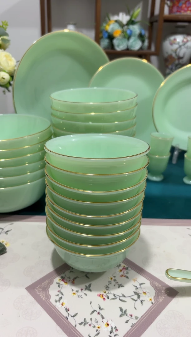 4.5英寸玉瓷碗10个口径11.5厘米