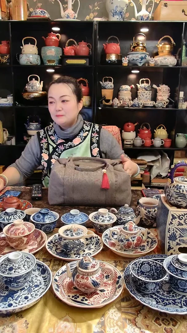 【闪购商品】茶具茶包特大号咖色