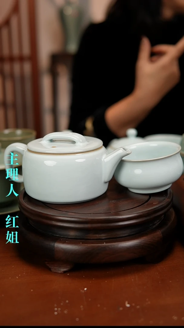 瓷片原产地原矿釉汝瓷