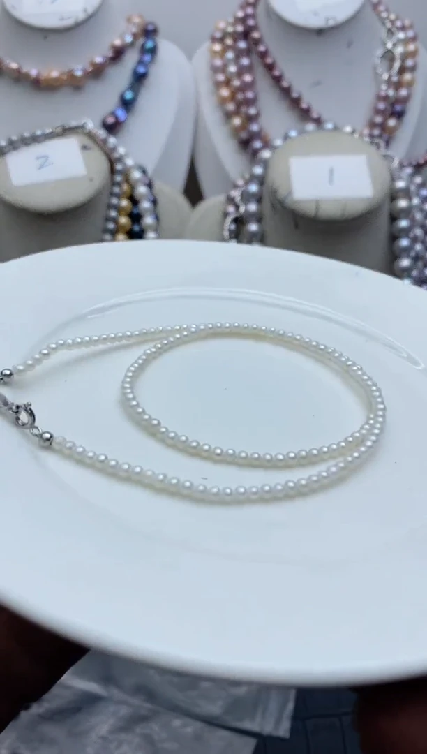 【闪购商品】淡水珍珠颈饰未镶嵌0218