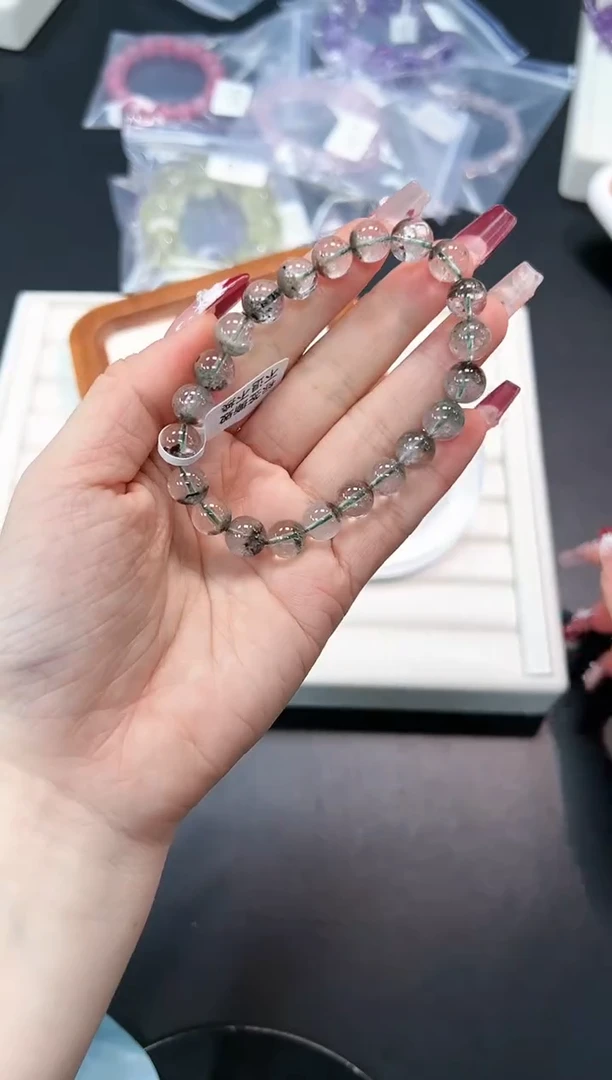 【闪购商品】水晶手串未镶嵌18n多样性发其一/1条默认微瑕