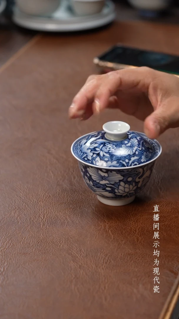 茶器茶器一鹭盖碗