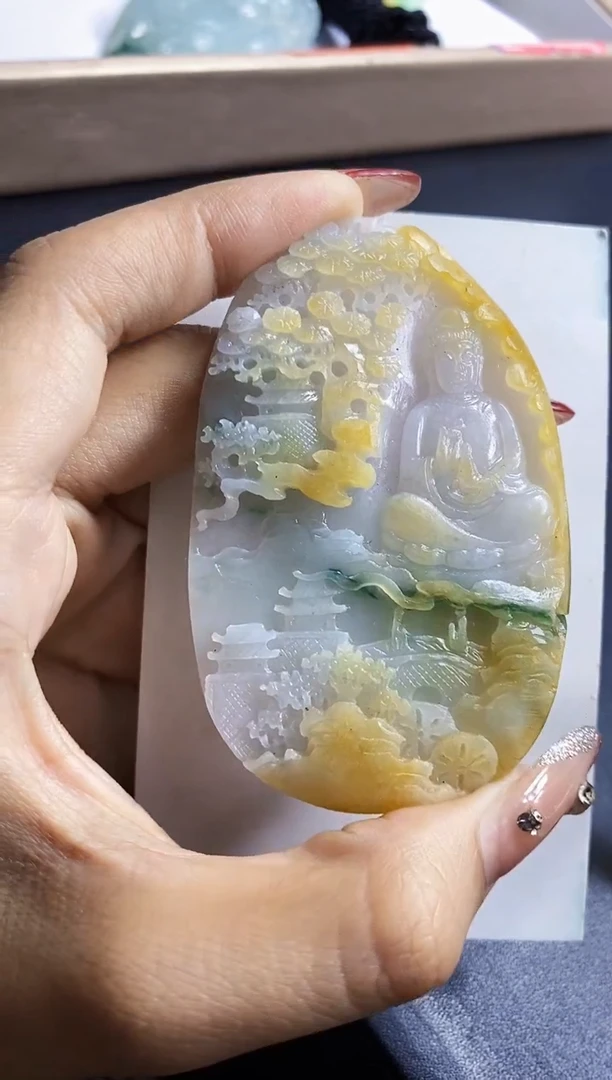 翡翠未镶嵌颈饰翡翠A货